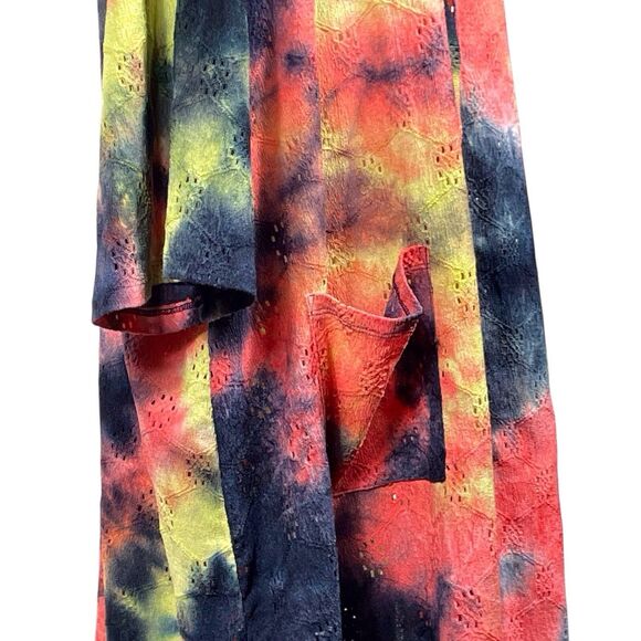 NWT LOGO by Lori Goldstein Tie-Dye Beach-to-Street Cover-Up Duster Size 2X - Picture 8 of 16
